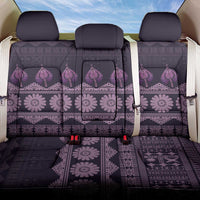 Bula Fiji Iri ni Meke Back Car Seat Cover Lokaloka Fijian Masi LT14 One Size Purple - Polynesian Pride