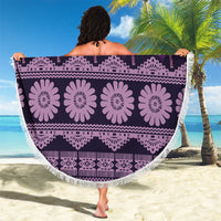 Bula Fiji Iri ni Meke Beach Blanket Lokaloka Fijian Masi LT14 - Polynesian Pride