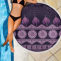 Bula Fiji Iri ni Meke Beach Blanket Lokaloka Fijian Masi LT14 - Polynesian Pride