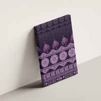 Bula Fiji Iri ni Meke Canvas Wall Art Lokaloka Fijian Masi LT14 - Polynesian Pride