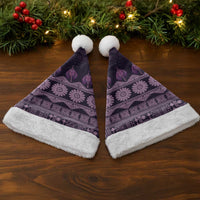 Bula Fiji Iri ni Meke Christmas Santa Hat Lokaloka Fijian Masi LT14 - Polynesian Pride