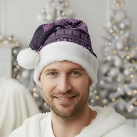 Bula Fiji Iri ni Meke Christmas Santa Hat Lokaloka Fijian Masi LT14 - Polynesian Pride
