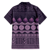 Bula Fiji Iri ni Meke Family Matching Long Sleeve Bodycon Dress and Hawaiian Shirt Lokaloka Fijian Masi LT14 - Polynesian Pride