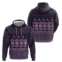 Bula Fiji Iri ni Meke Hoodie Lokaloka Fijian Masi LT14 - Polynesian Pride
