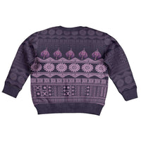 Bula Fiji Iri ni Meke Kid Ugly Christmas Sweater Lokaloka Fijian Masi LT14 - Polynesian Pride
