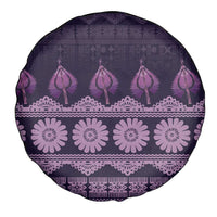 Bula Fiji Iri ni Meke Spare Tire Cover Lokaloka Fijian Masi LT14 - Polynesian Pride