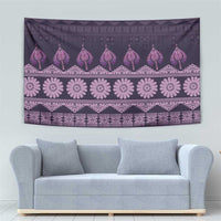 Bula Fiji Iri ni Meke Tapestry Lokaloka Fijian Masi LT14 - Polynesian Pride