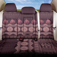 Bula Fiji Iri ni Meke Back Car Seat Cover Piqi Fijian Masi LT14 One Size Pink - Polynesian Pride