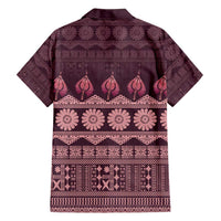 Bula Fiji Iri ni Meke Family Matching Puletasi and Hawaiian Shirt Piqi Fijian Masi LT14 - Polynesian Pride