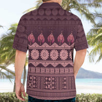 Bula Fiji Iri ni Meke Hawaiian Shirt Piqi Fijian Masi LT14 - Polynesian Pride