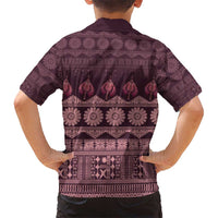 Bula Fiji Iri ni Meke Hawaiian Shirt Piqi Fijian Masi LT14 - Polynesian Pride