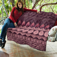 Bula Fiji Iri ni Meke Quilt Piqi Fijian Masi - Polynesian Pride