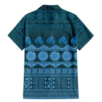 Bula Fiji Iri ni Meke Family Matching Mermaid Dress and Hawaiian Shirt Karakarawa Fijian Masi LT14 - Polynesian Pride
