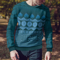 Bula Fiji Iri ni Meke Ugly Christmas Sweater Karakarawa Fijian Masi LT14 - Polynesian Pride
