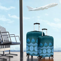 Bula Fiji Iri ni Meke Luggage Cover Karakarawa Fijian Masi LT14 - Polynesian Pride
