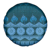 Bula Fiji Iri ni Meke Spare Tire Cover Karakarawa Fijian Masi LT14 - Polynesian Pride