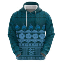Bula Fiji Iri ni Meke Zip Hoodie Karakarawa Fijian Masi LT14 - Polynesian Pride