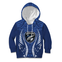 Auckland 2026 Rugby Custom Kid Hoodie NZ Maori Silver Fern