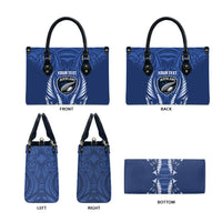 Auckland 2026 Rugby Custom Leather Bag NZ Maori Silver Fern
