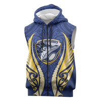 Bay of Plenty 2026 Rugby Custom Sleeveless Zip Hoodie NZ Maori Silver Fern