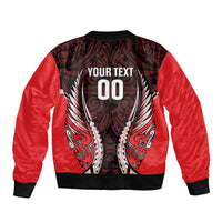 Canterbury 2026 Rugby Custom Bomber Jacket NZ Maori Silver Fern