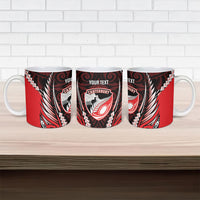 Canterbury 2026 Rugby Custom Ceramic Mug NZ Maori Silver Fern