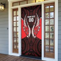 Canterbury 2026 Rugby Custom Door Cover NZ Maori Silver Fern