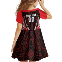 Canterbury 2026 Rugby Custom Family Matching Off Shoulder Maxi Dress and Hawaiian Shirt NZ Maori Silver Fern LT14 - Polynesian Pride