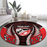 Canterbury 2026 Rugby Custom Round Carpet NZ Maori Silver Fern