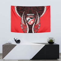 Canterbury 2026 Rugby Custom Tapestry NZ Maori Silver Fern