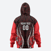 Canterbury 2026 Rugby Custom Zip Hoodie NZ Maori Silver Fern