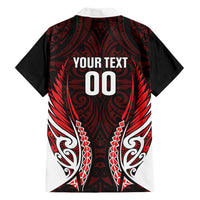 Counties Manukau 2026 Rugby Custom Family Matching Off Shoulder Short Dress and Hawaiian Shirt NZ Maori Silver Fern LT14 - Polynesian Pride