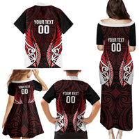 Counties Manukau 2026 Rugby Custom Family Matching Puletasi and Hawaiian Shirt NZ Maori Silver Fern LT14 - Polynesian Pride