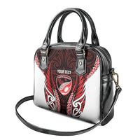 Counties Manukau 2026 Rugby Custom Shoulder Handbag NZ Maori Silver Fern