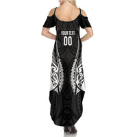Hawke's Bay 2026 Rugby Custom Summer Maxi Dress NZ Maori Silver Fern
