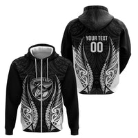 Hawke's Bay 2026 Rugby Custom Zip Hoodie NZ Maori Silver Fern