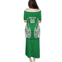 Manawatu 2026 Rugby Custom Family Matching Puletasi and Hawaiian Shirt NZ Maori Silver Fern LT14 - Polynesian Pride
