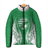 Manawatu 2026 Rugby Custom Padded Jacket NZ Maori Silver Fern