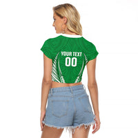 Manawatu 2026 Rugby Custom Raglan Cropped T Shirt NZ Maori Silver Fern