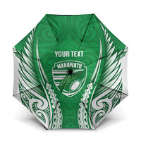 Manawatu 2026 Rugby Custom Umbrella NZ Maori Silver Fern