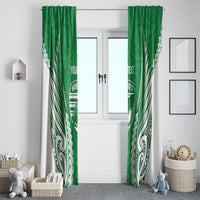 Manawatu 2026 Rugby Custom Window Curtain NZ Maori Silver Fern