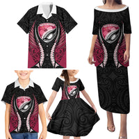 North Harbour 2026 Rugby Custom Family Matching Puletasi and Hawaiian Shirt NZ Maori Silver Fern LT14 - Polynesian Pride