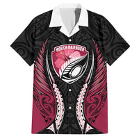 North Harbour 2026 Rugby Custom Hawaiian Shirt NZ Maori Silver Fern