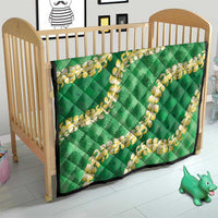 Green Palaka Hawaii Mele Kalikimaka Quilt Ohia Lehua Monstera Puakenikeni Lei LT14 - Polynesian Pride