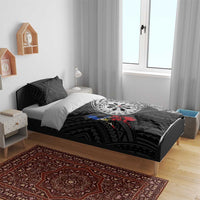 Philippines Strong Bedding Set Filipino Map Polynesian Tattoo - Polynesian Pride