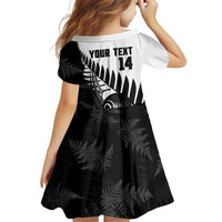 New Zealand Lawn Bowls Custom Family Matching Off Shoulder Maxi Dress and Hawaiian Shirt Aotearoa Silver Fern LT14 - Polynesian Pride