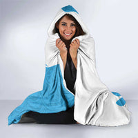New Zealand Lawn Bowls Prostate Cancer Custom Hooded Blanket Aotearoa Maori Silver Fern Blue Ribbon LT14 - Polynesian Pride