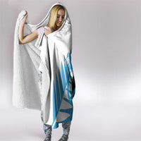 New Zealand Lawn Bowls Prostate Cancer Custom Hooded Blanket Aotearoa Maori Silver Fern Blue Ribbon LT14 - Polynesian Pride