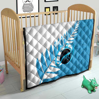 New Zealand Lawn Bowls Prostate Cancer Custom Quilt Aotearoa Maori Silver Fern Blue Ribbon LT14 - Polynesian Pride