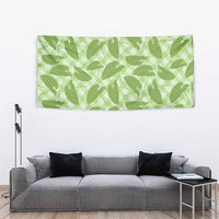 Green Hawaii Kalo Palaka Motifs Tapestry Hawaiian Taro Leaves Elegant Vibes LT14 - Polynesian Pride